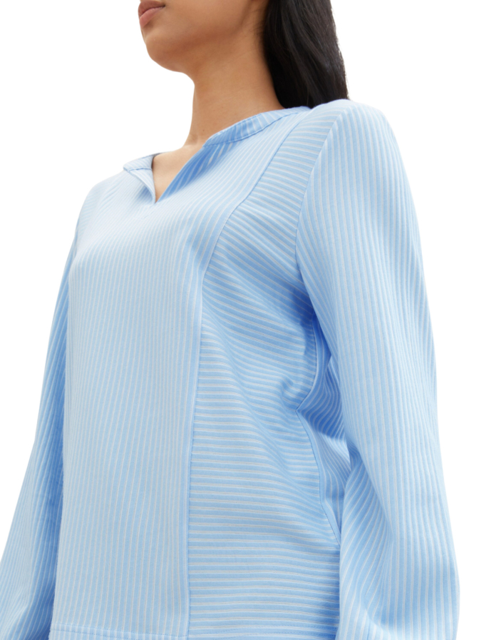 Tom Tailor Casual Gestreifte T-Shirt-Bluse bei Robert Ley