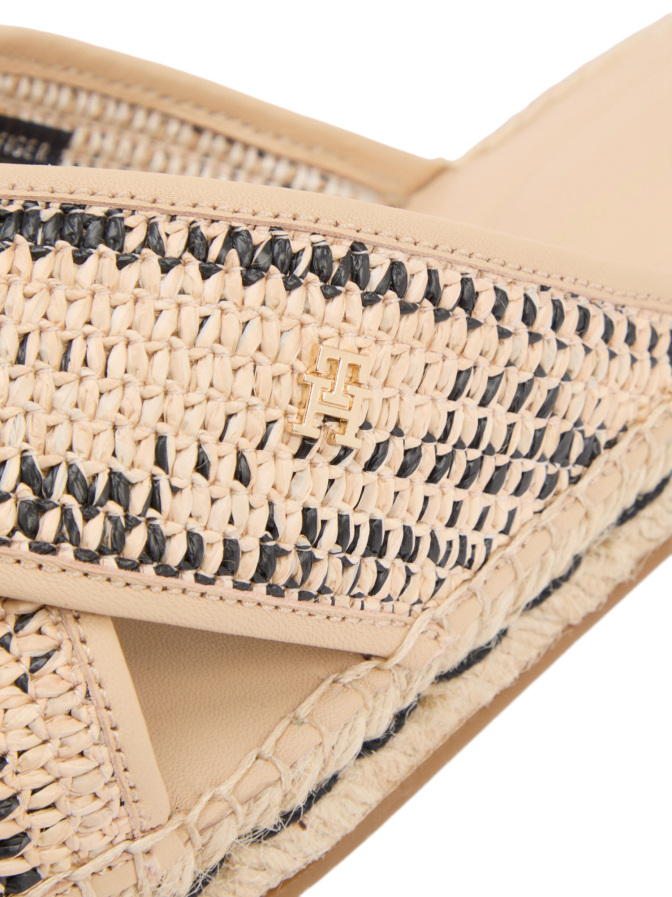 Tommy Hilfiger Mules Raffia im Espadrille-Style bei Robert Ley