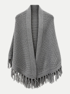 Robert Ley Strickcape aus Wolle-Kaschmir-Mix 500 modest bei Robert Ley