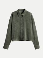 someday Hemdbluse Zortina aus Cord 30046-artichoke bei Robert Ley