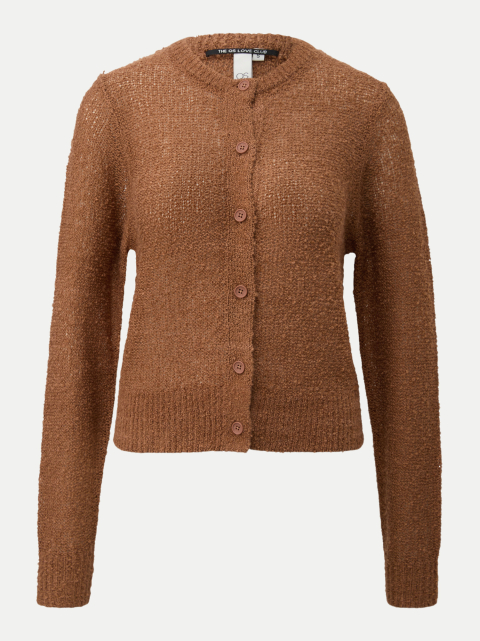 Q/S designed by Strickjacke  in Bouclé-Optik bei Robert Ley