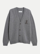 ARMEDANGELS Strickjacke aus Wolle mit Å-Logo 3690-mid silver melange bei Robert Ley