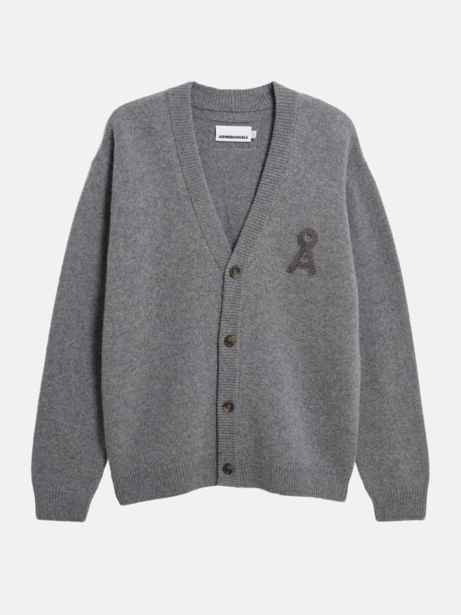 ARMEDANGELS Strickjacke aus Wolle mit Å-Logo bei Robert Ley