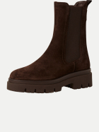 Tamaris Chelsea Boots mit Blockabsatz 347-MOCCA SUEDE bei Robert Ley
