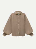 SoSue Bluse Antonia Slim lsb soft brown bei Robert Ley