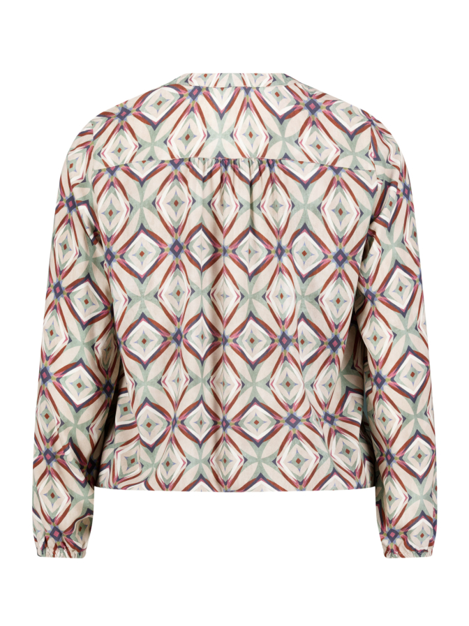Cartoon Blusenshirt mit Knopfleiste bei Robert Ley