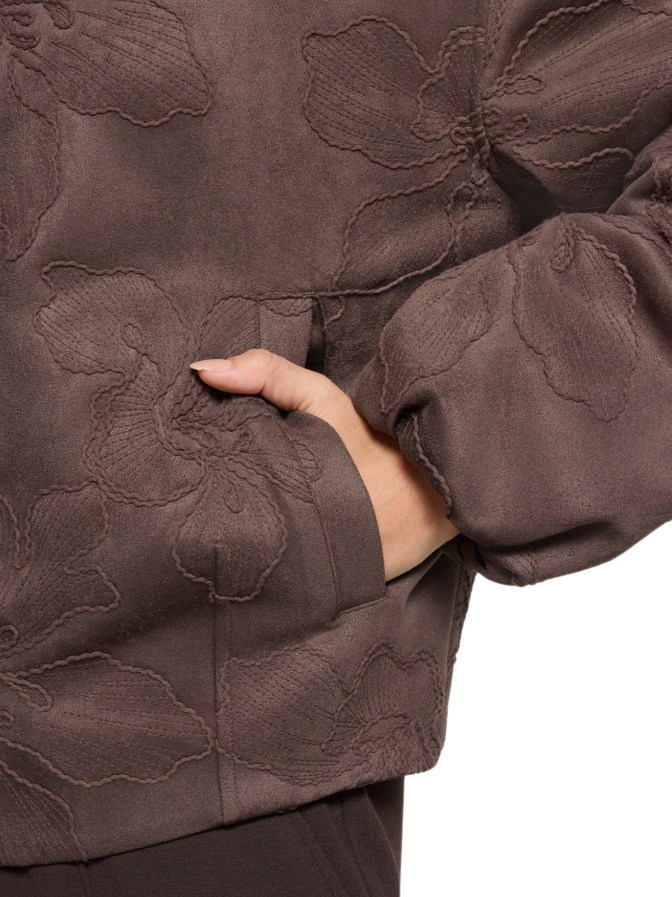 Cartoon Jacke mit floralem Muster bei Robert Ley