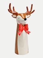 G.WURM Vase Hirsch mit Schleife 18x35x14 cm braun bei Robert Ley