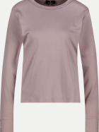 Monari Langarmshirt mit Strass-Details 579-taupe bei Robert Ley