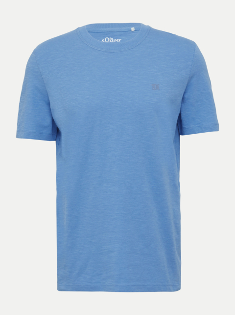 s.Oliver RED LABEL T-Shirt mit Flammgarnstruktur bei Robert Ley