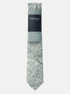 Willen Set Krawatte mit Einstecktuch 940-mint bei Robert Ley