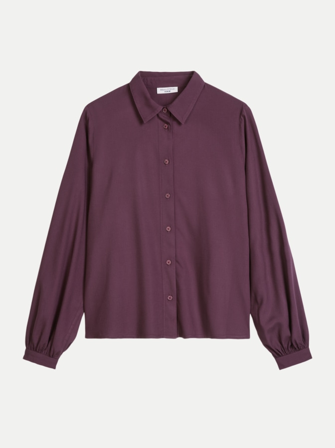 Marc O'Polo DENIM Viskose-Bluse Regular aus LENZING™ ECOVERO™ bei Robert Ley