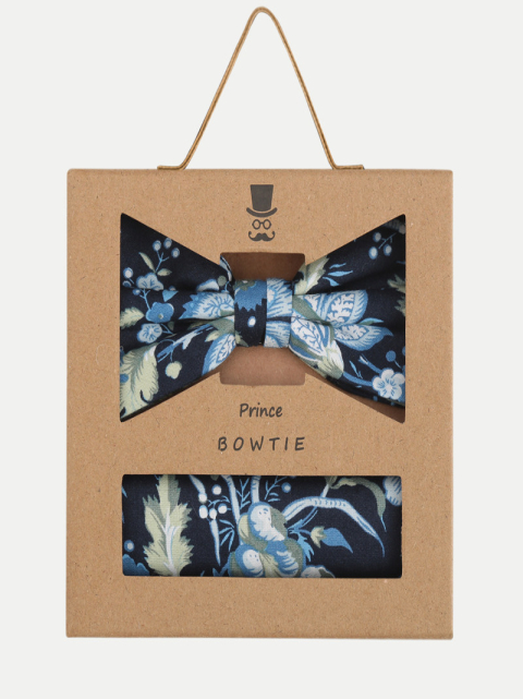 Prince Bowtie Herren Set Fliege und Einstecktuch bei Robert Ley