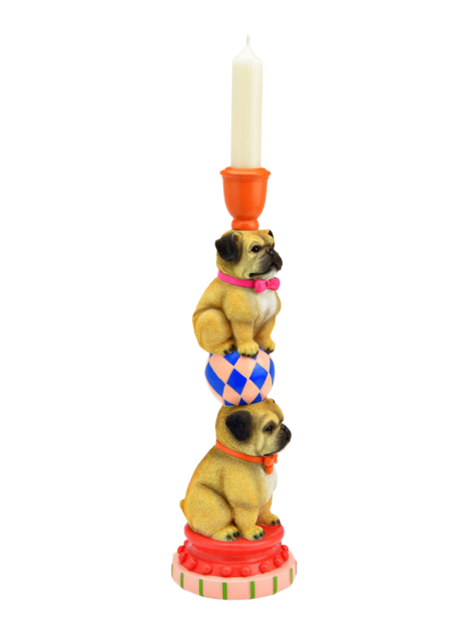 G.WURM Kerzenhalter Hunde 9x28x9 bei Robert Ley
