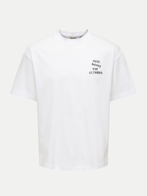 Only & Sons T-Shirt mit Schriftzug bei Robert Ley