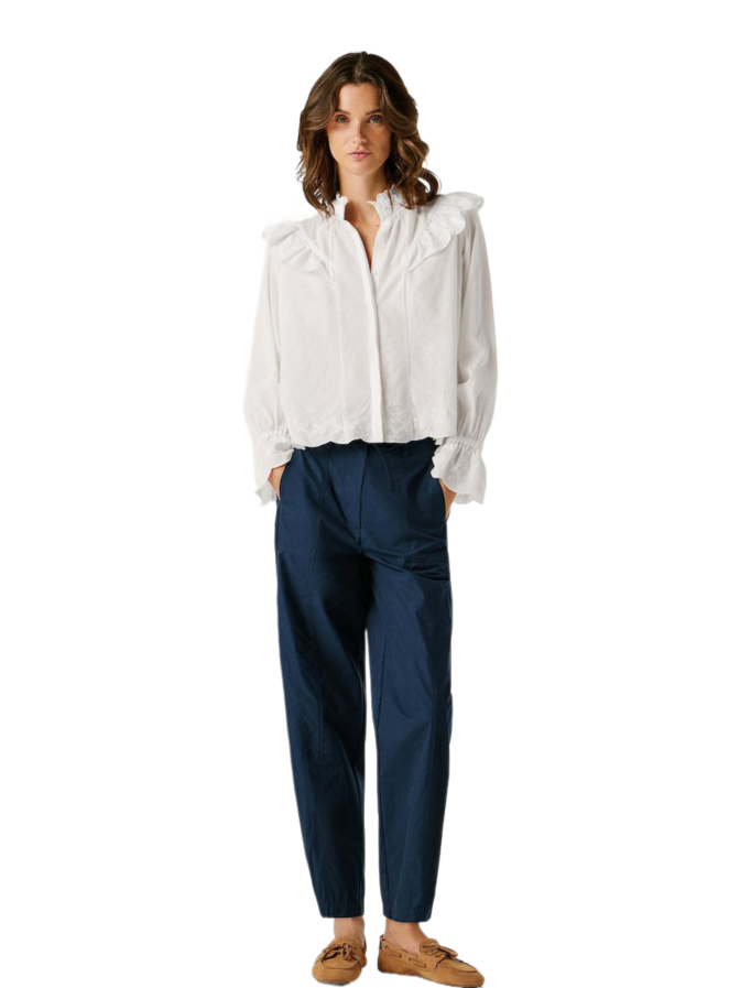 Pepe Jeans Bluse mit Tellerkragen bei Robert Ley