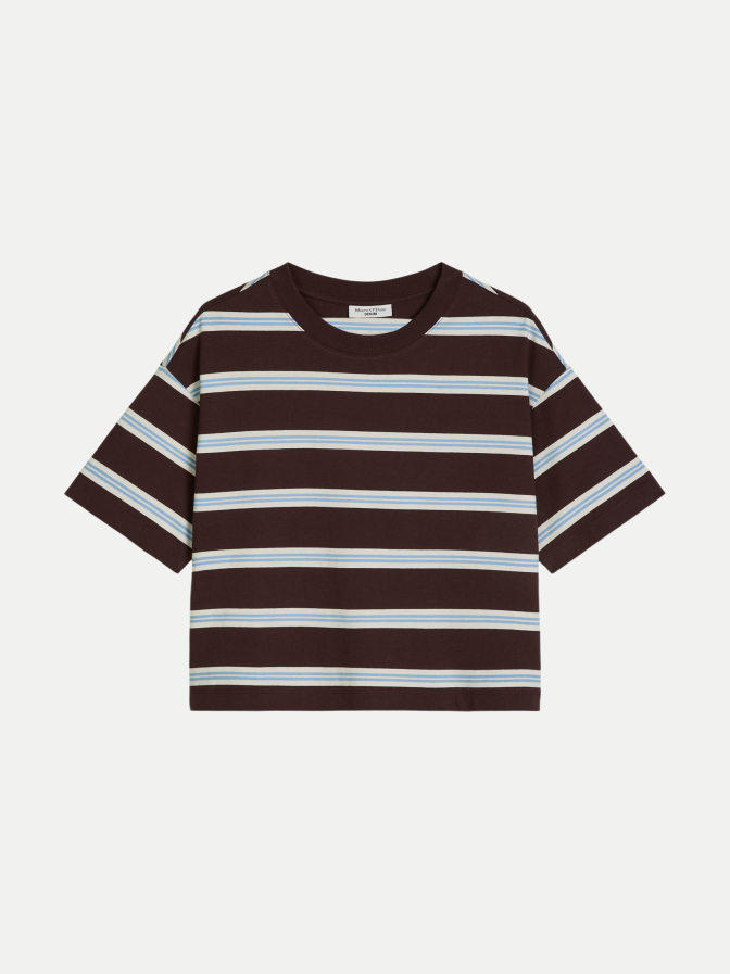 Marc O'Polo DENIM Boxy- Fit T-Shirt Gestreift bei Robert Ley