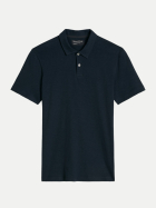 Marc O'Polo Poloshirt mit kurzarm 4131-Dark Navy bei Robert Ley