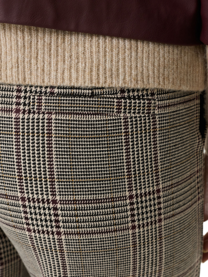 Garcia Wide-Leg Hose Kariert bei Robert Ley