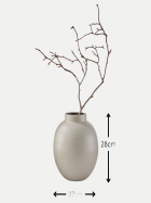 Fynch-Hatton Living Vase Moya 960-elephant grey bei Robert Ley