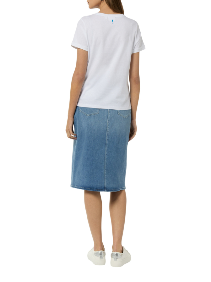 Comma Casual Identity T-Shirt aus Jersey mit Frontprint bei Robert Ley