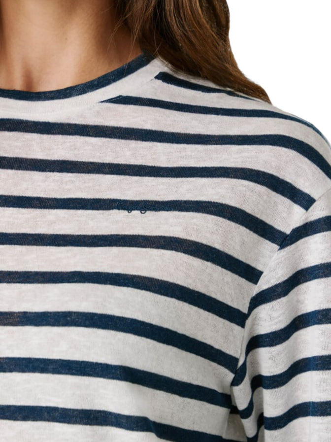 Pepe Jeans Gestreiftes Langarm-Shirt bei Robert Ley