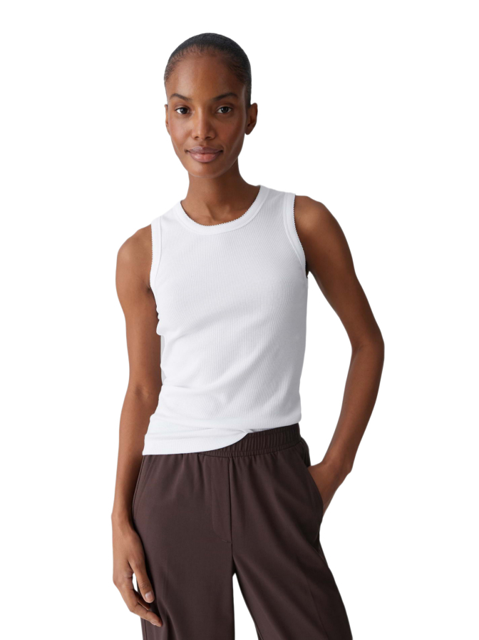 Opus Tanktop Ilesso mit Spitzenborte bei Robert Ley