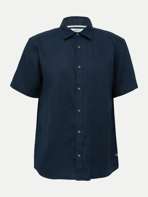 s.Oliver RED LABEL Kurzarmhemd aus Leinen bei Robert Ley