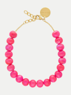 Vanessa Baroni Halskette Small-Beads Necklace fuchsiamarble bei Robert Ley