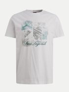 PME Legend T-Shirt mit Print 7003-Bright White bei Robert Ley