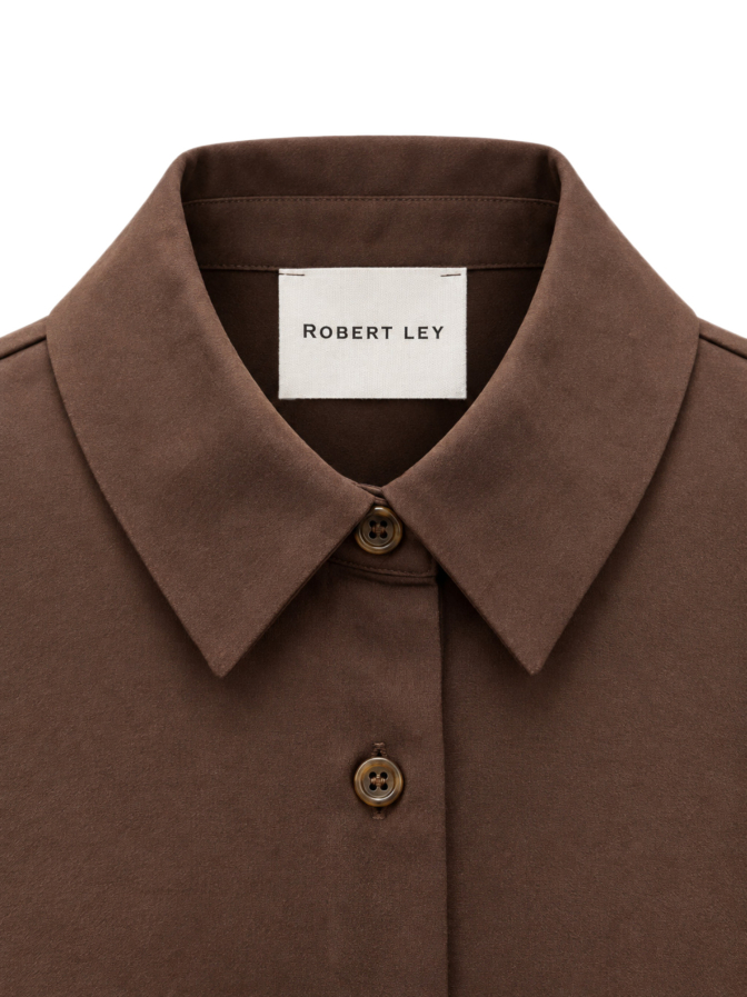 Robert Ley Hemdbluse mit großer Manschette bei Robert Ley