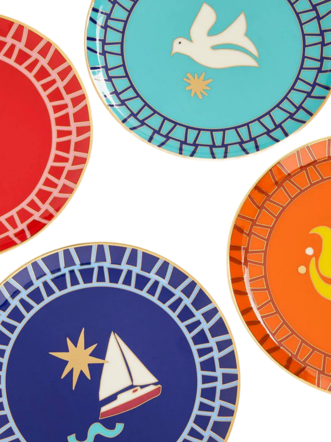 Jonathan Adler Teller Playa 4er-Set bei Robert Ley