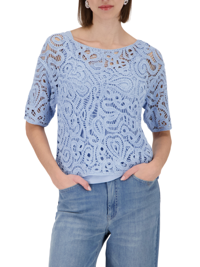 Monari Strickpullover mit Cornelly-Muster bei Robert Ley