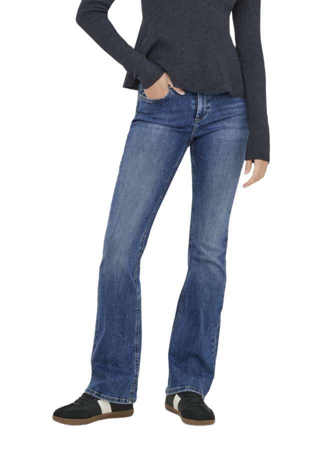 Only Flared-Fit Jeans Blush bei Robert Ley