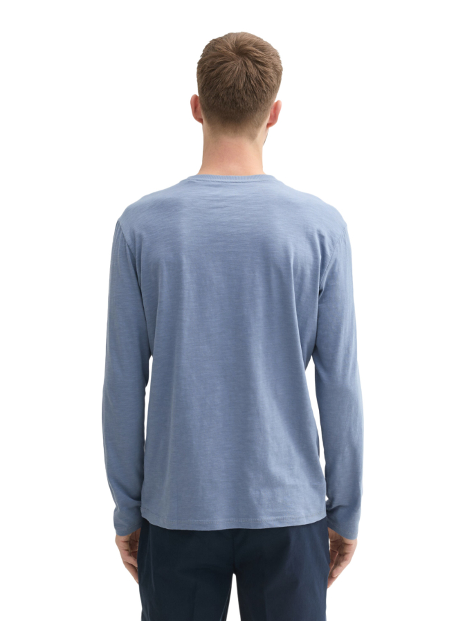 Tom Tailor Casual Langarmshirt mit Henley Kragen bei Robert Ley