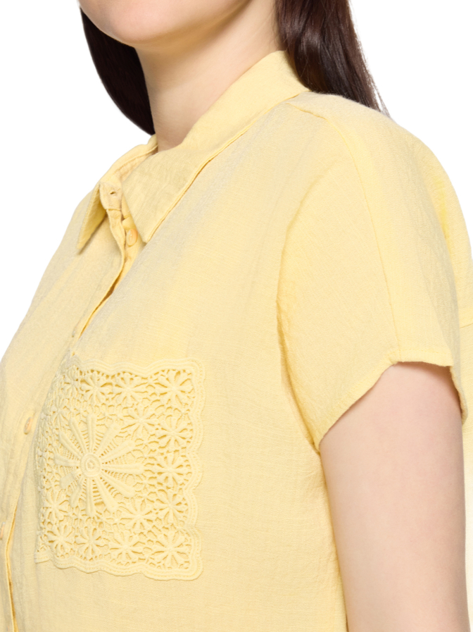 Cartoon Kurzarm-Hemdbluse bei Robert Ley