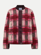 Cecil Blouson mit Karo-Muster 37749-berry red bei Robert Ley