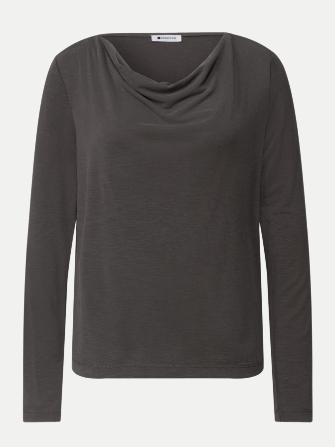 Street One Shirt mit Wasserfall-Ausschnitt bei Robert Ley