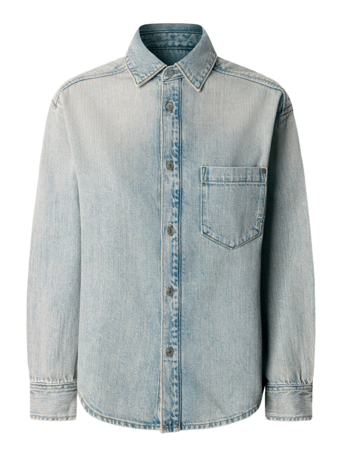 Pepe Jeans Überhemd aus Denim bei Robert Ley