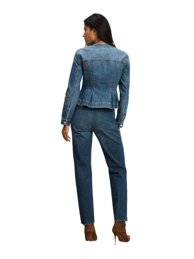 VERONICA BEARD Jeansjacke Zahara Peplum bei Robert Ley