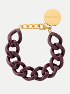 Vanessa Baroni Mini Flat Chain Bracelet aubergine bei Robert Ley