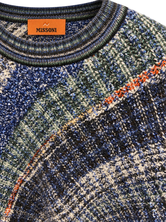 MISSONI Pullover mit Makro-Karomuster bei Robert Ley