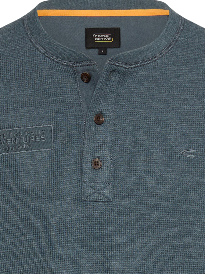 camel active Henley-Langarmshirt bei Robert Ley