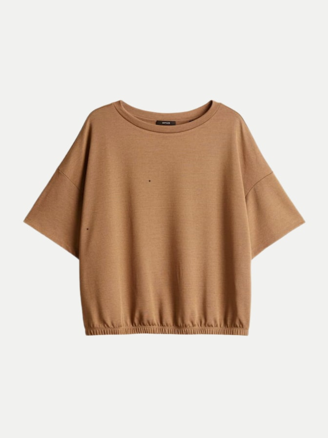 Opus T-Shirt mit elastischem Ballonsaum Salien bei Robert Ley