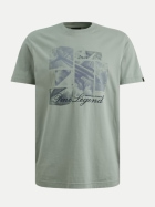 PME Legend T-Shirt mit Print 6123-Iceberg Green bei Robert Ley