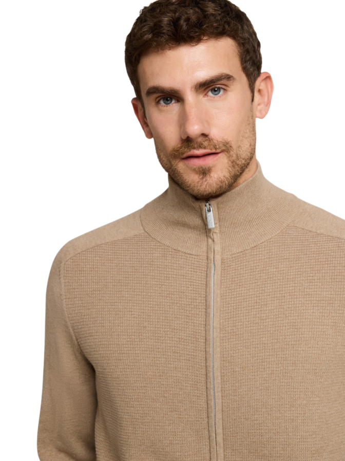 Tom Tailor Casual Strickjacke mit Stehkragen bei Robert Ley