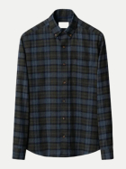 Eton Kariertes Flanellhemd 28-navy bei Robert Ley