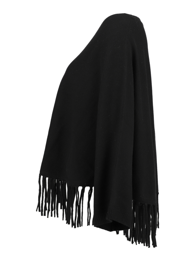 Robert Ley Poncho aus Woll-Kaschmir-Mix bei Robert Ley