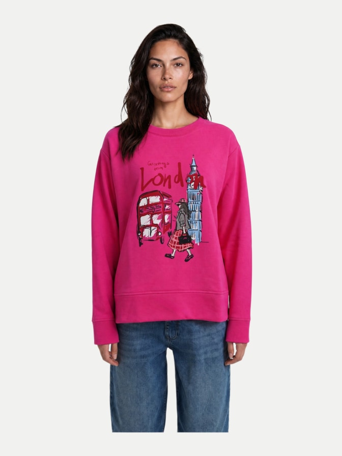 Milano Italy Sweatshirt mit Print bei Robert Ley