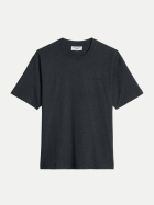 Marc O'Polo DENIM T-Shirt, SSL, Melange, Print, Relax 0093-Black_Multi_01 bei Robert Ley